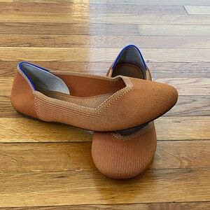 ROTHY’s ballet flats fawn brown round toe size 10.5